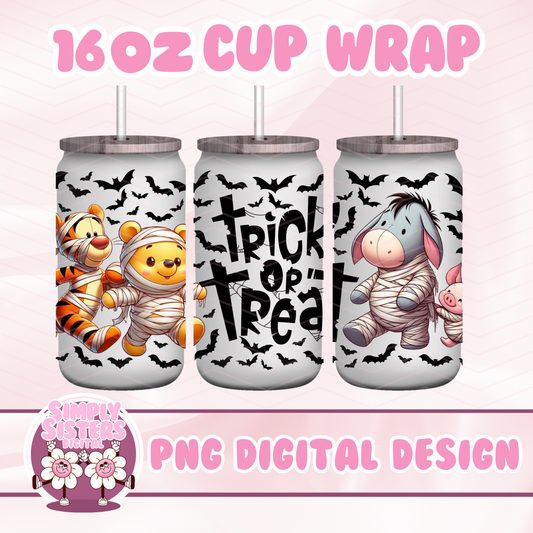 WINNIE THE POOH AND FRIENDS SPOOKY WRAP