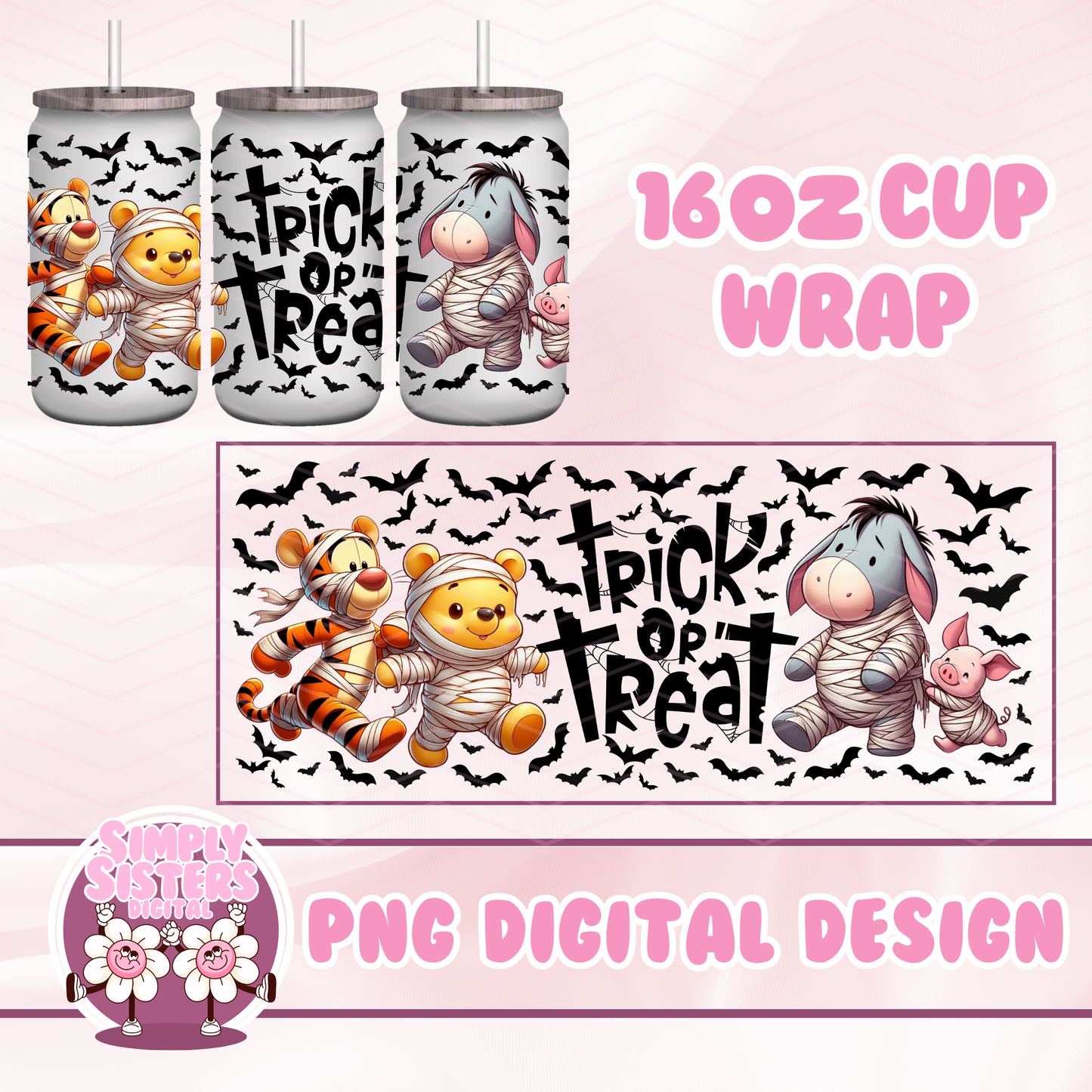 WINNIE THE POOH AND FRIENDS SPOOKY WRAP