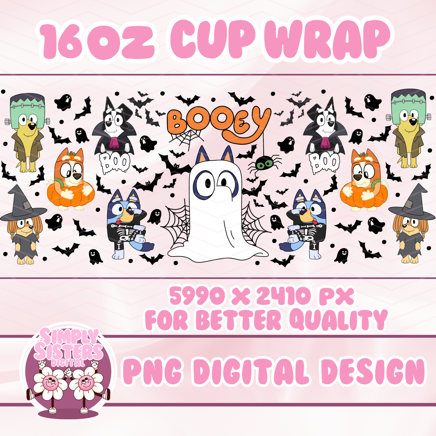 BOOEY HALLOWEEN CUP WRAP