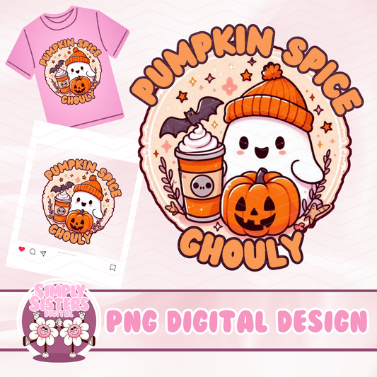 PUMPKIN SPICE GHOULY PNG