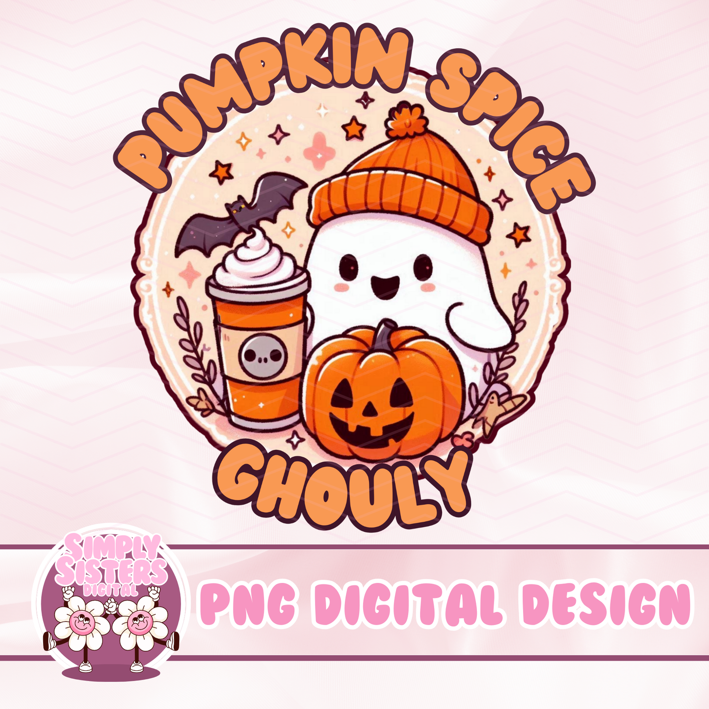 PUMPKIN SPICE GHOULY PNG