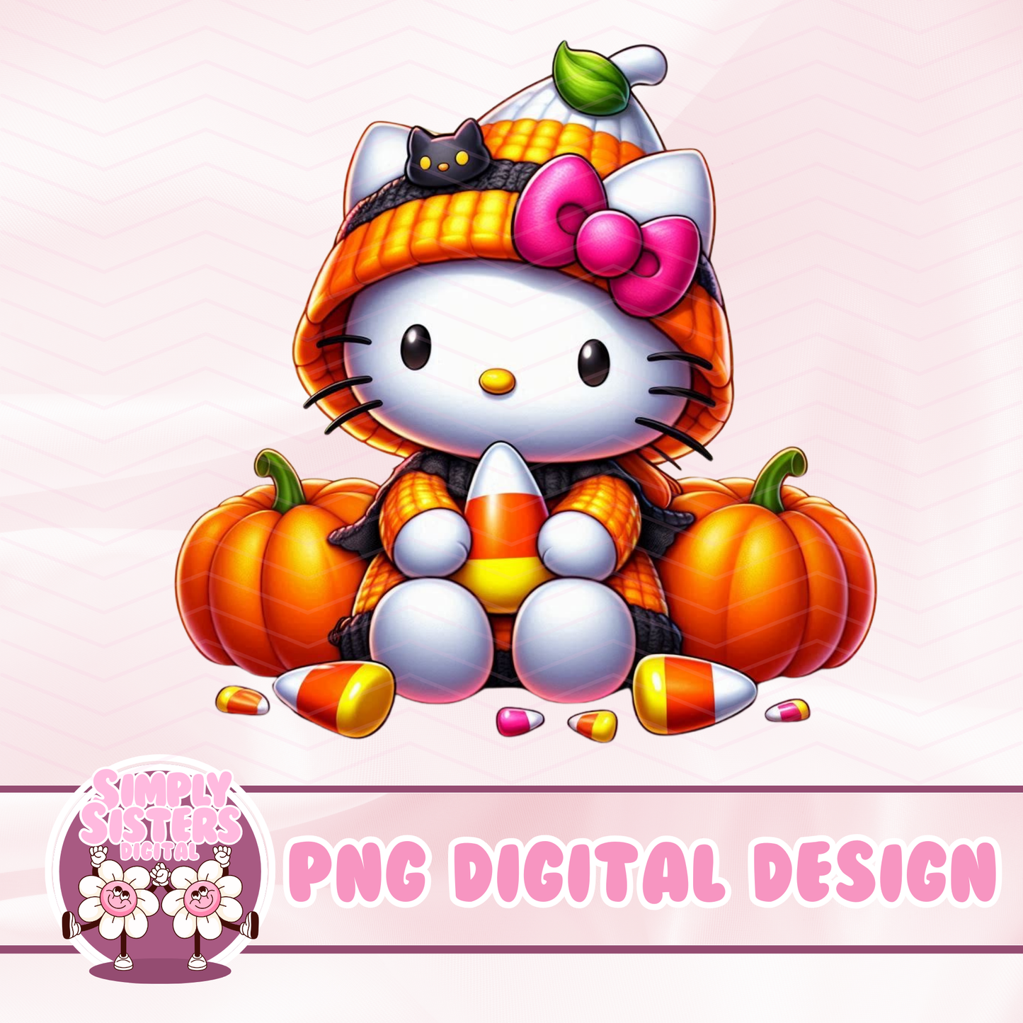CANDY CORN KITTY PNG