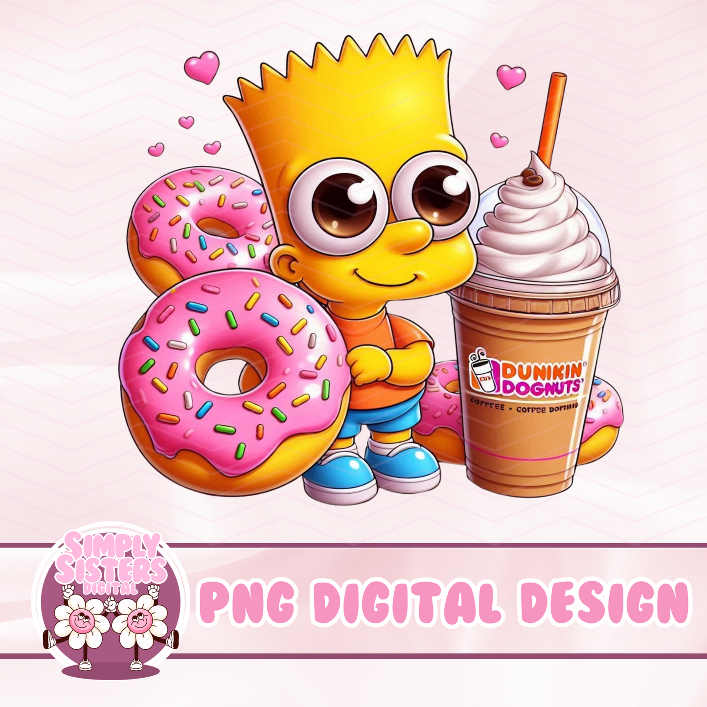 SIMPSONS DOUGHNUTS PNG BUNDLE
