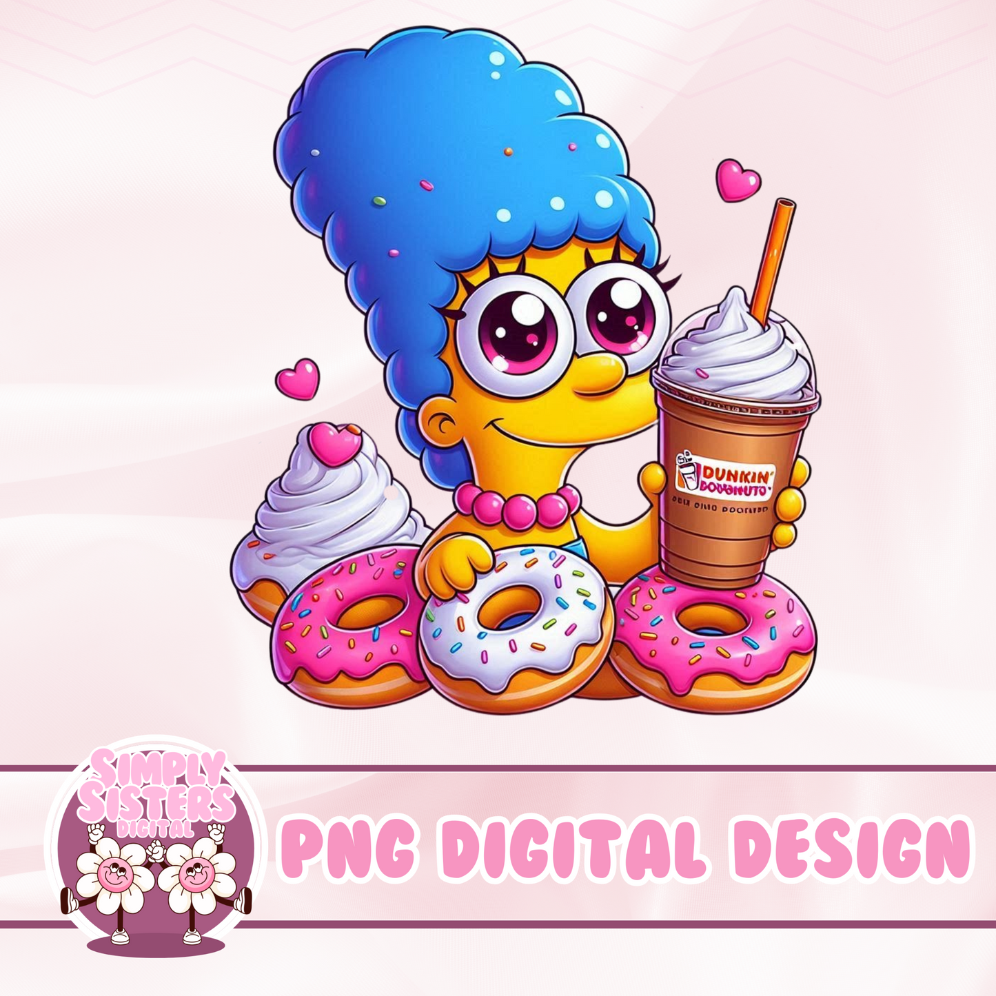 SIMPSONS DOUGHNUTS PNG BUNDLE
