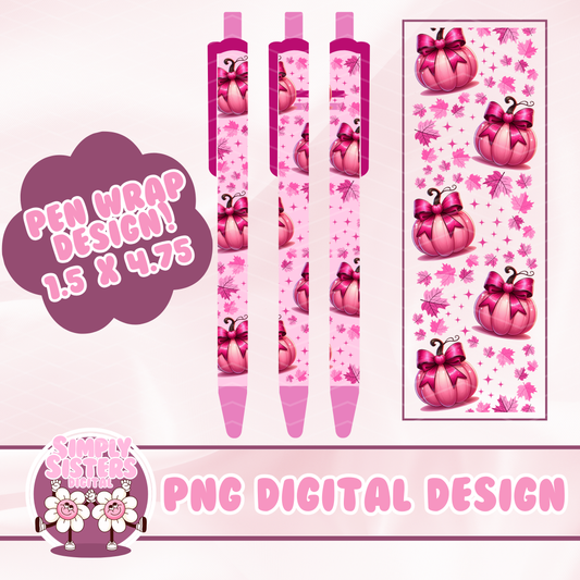 PINK PUMPKIN PEN WRAP