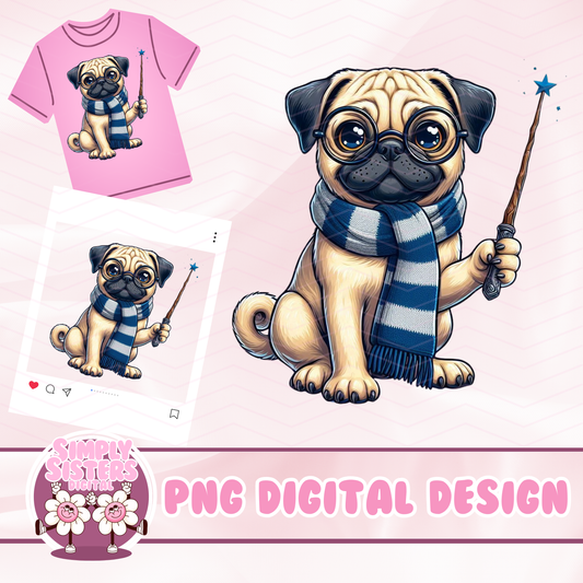 RAVENCLAW PUG PNG