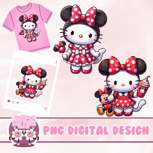 MINNIE HELLO KITTY