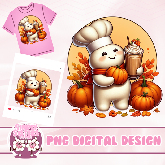 PUMPKIN SPICE PILLSBURY DOUGHBOY