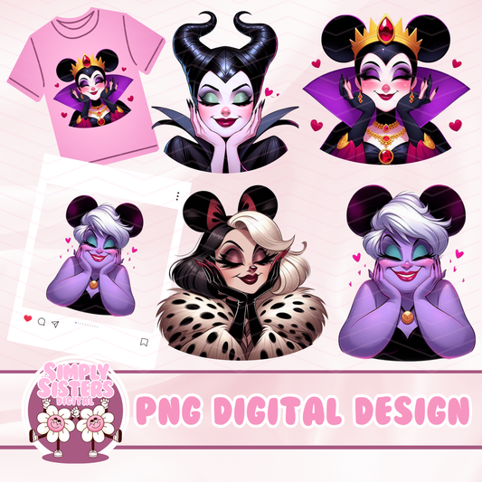 DREAMING VILLIANS PNG BUNDLE