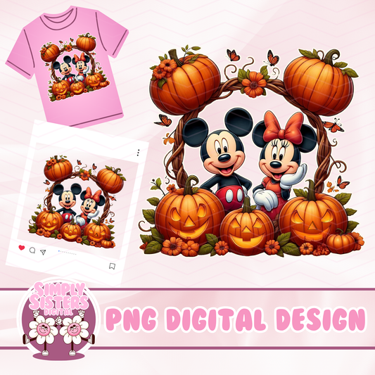 MOUSE COUPLE HALLOWEEN DESIGN