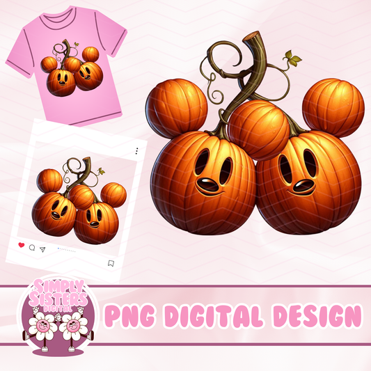 MICKEY PUMPKIN HEADS PNG
