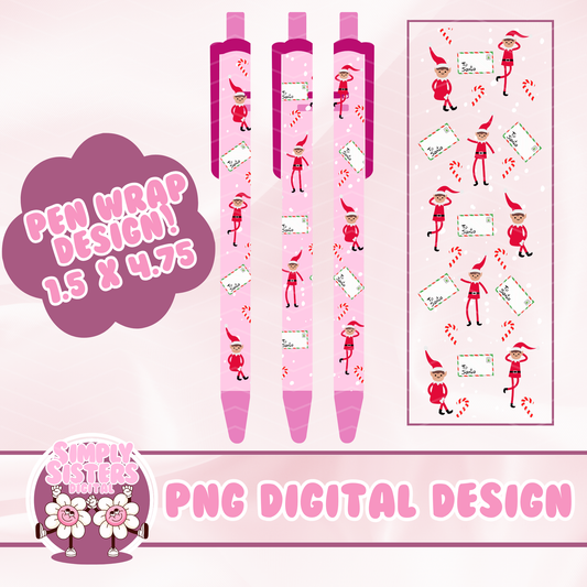 ELF ON THE SHELF PEN WRAP