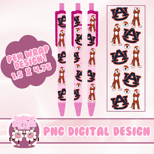 AU TIGERS PEN WRAP