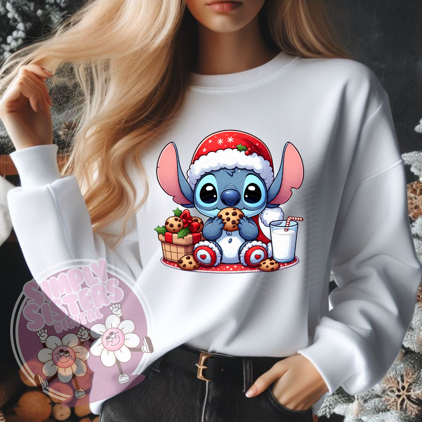 STITCH CHRISTMAS PNGS