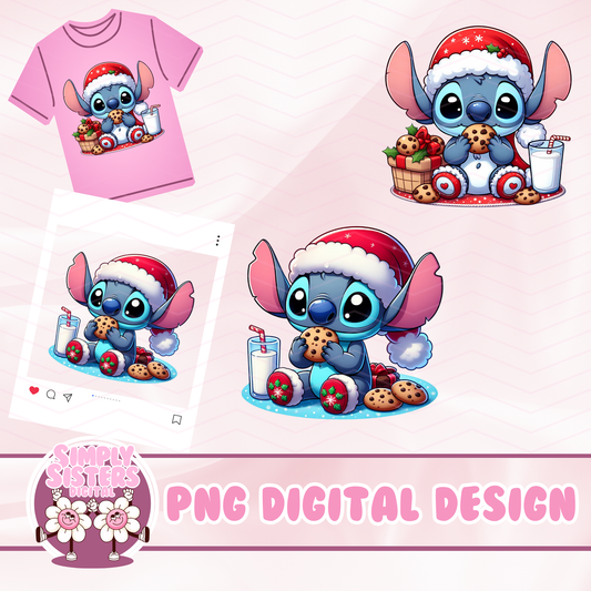 STITCH CHRISTMAS PNGS