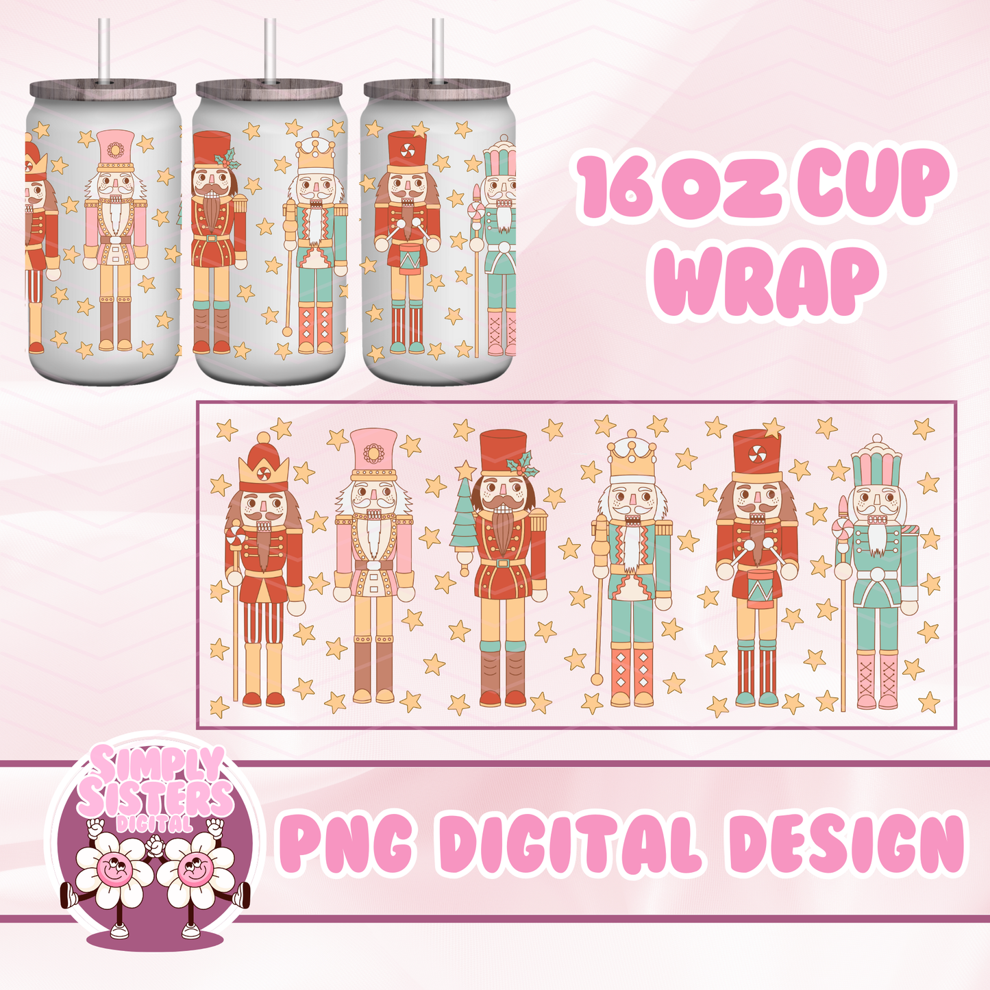 NUTCRACKER CHRISTMAS CUP WRAP