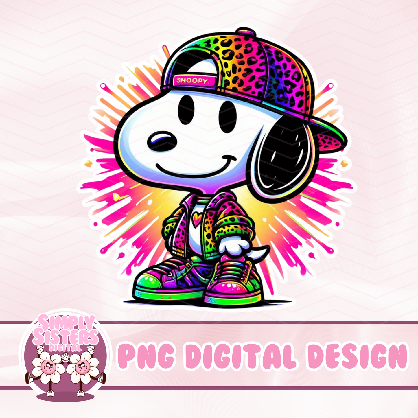 RETRO SNOOPY PNG