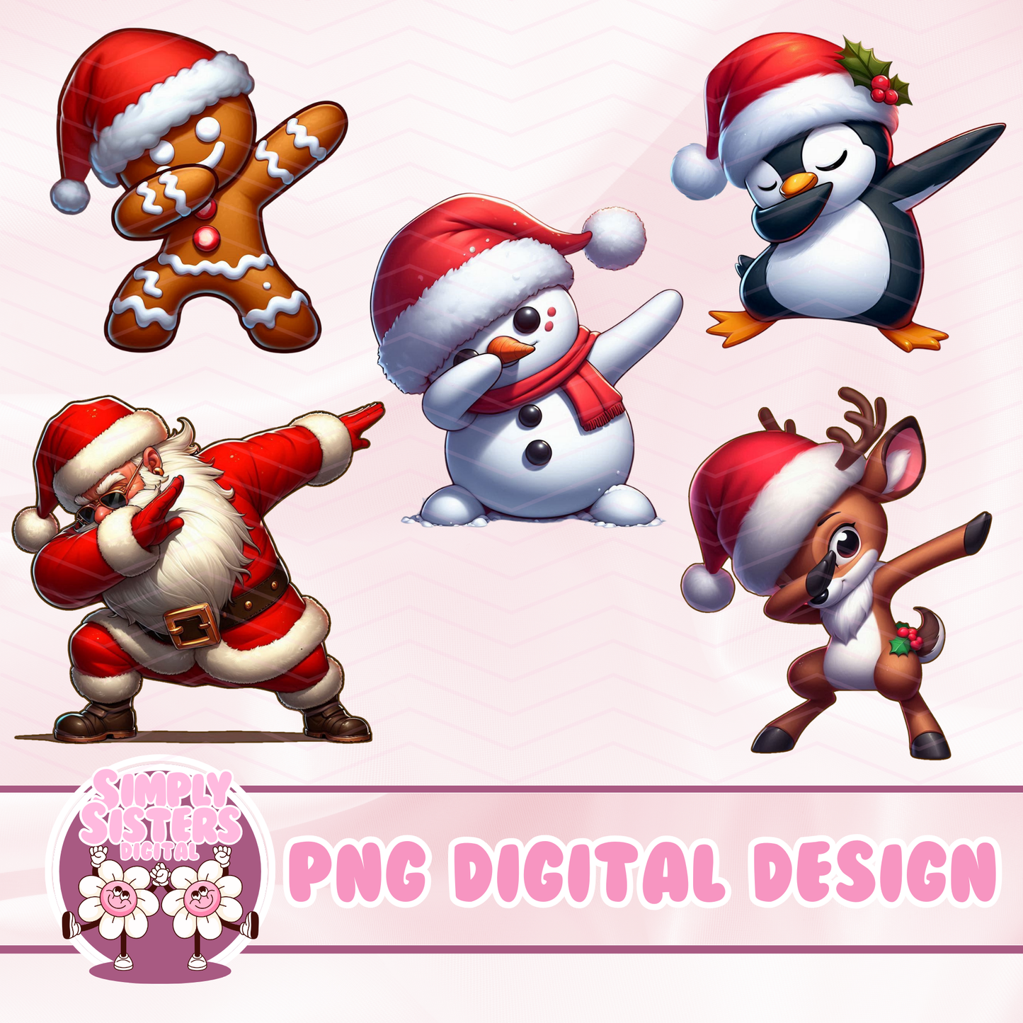 DABBIN’ CHRISTMAS CHARACTERS
