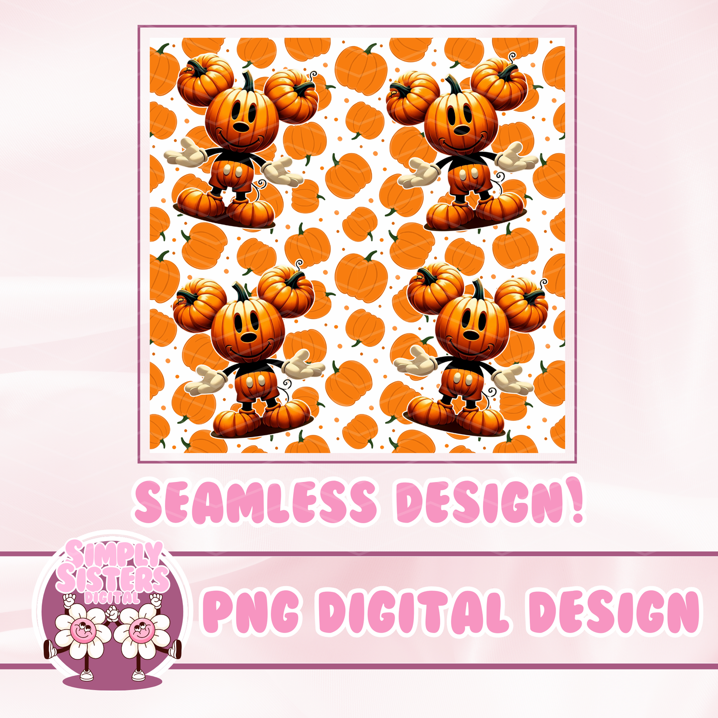 FALL PUMPKIN SEAMLESS WRAP