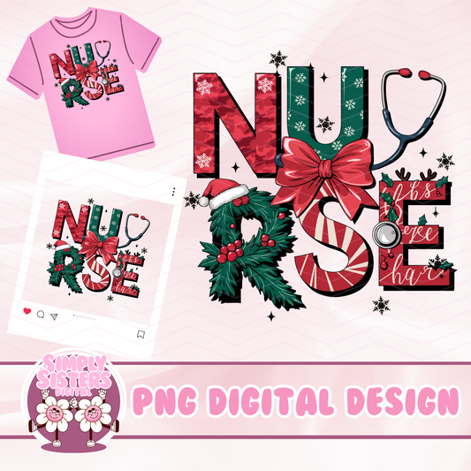 NURSE CHRISTMAS PNG