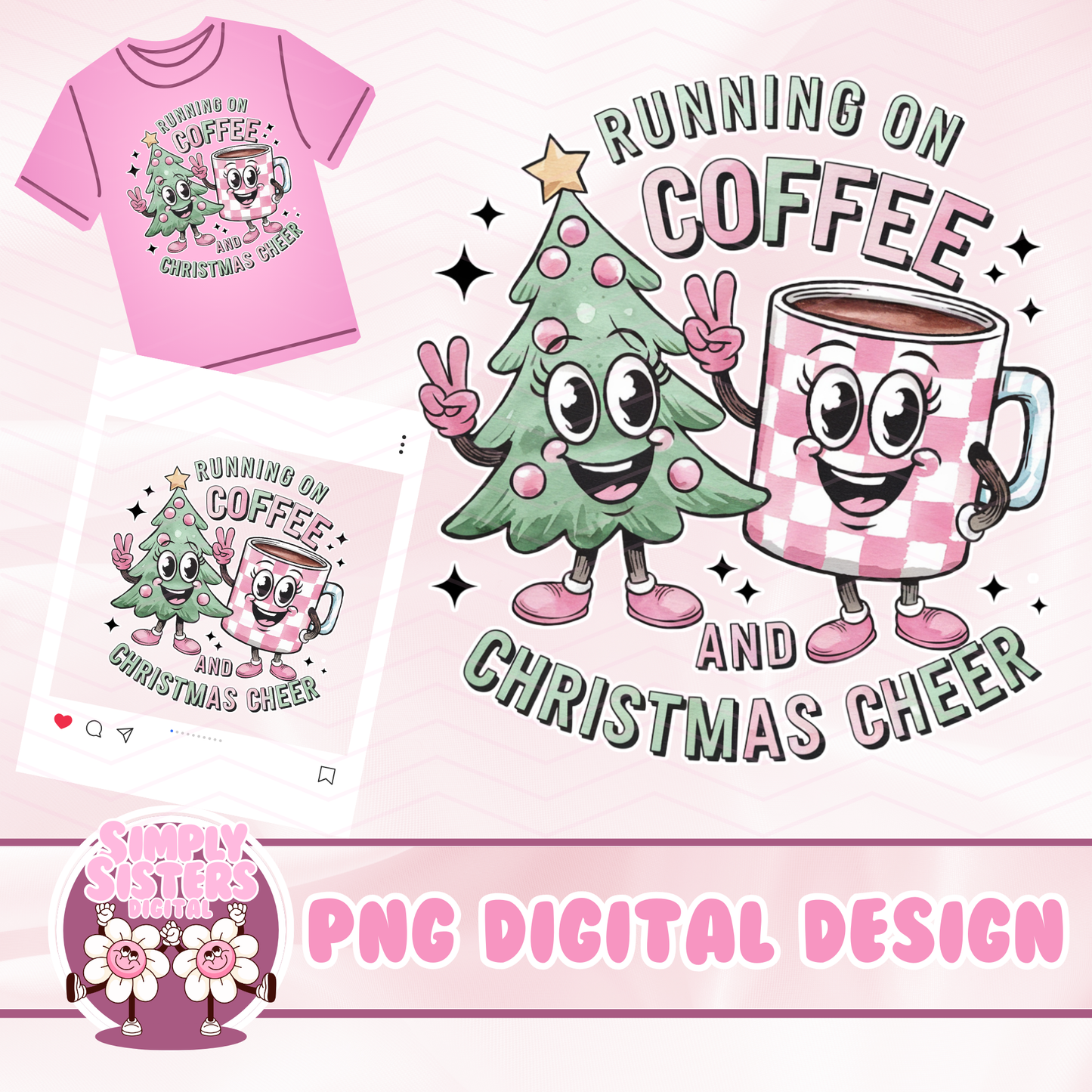 RUNNING ON CHRISTMAS CHEER PNG
