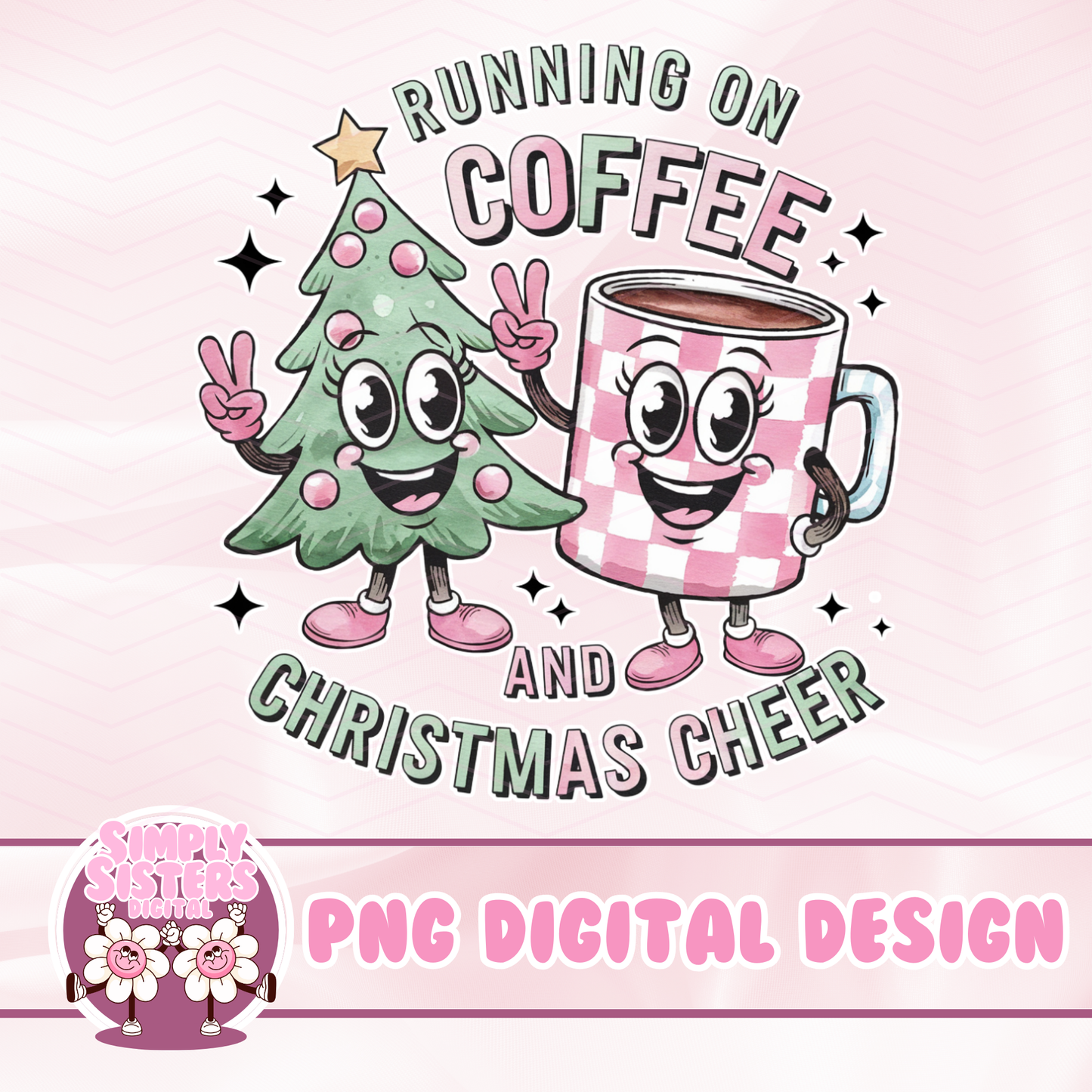 RUNNING ON CHRISTMAS CHEER PNG
