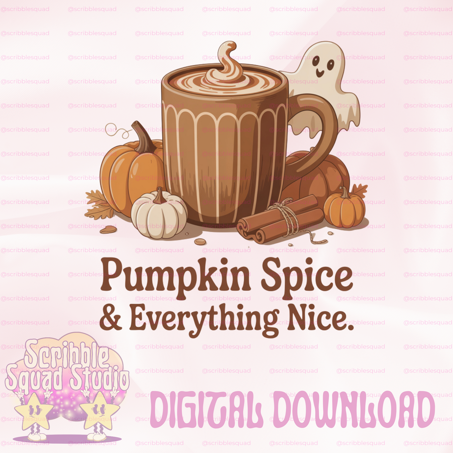 PUMPKIN SPICE IS NICE PNG