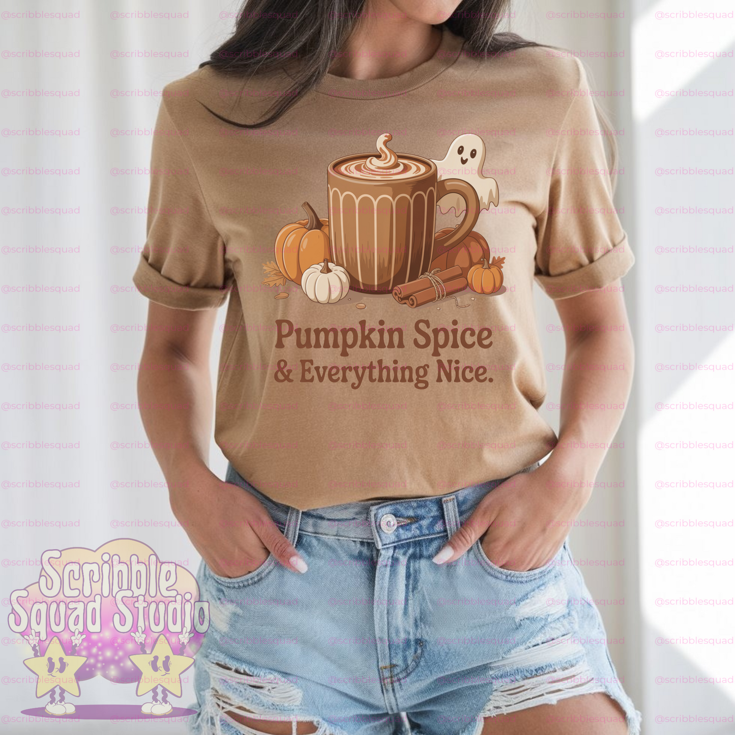 PUMPKIN SPICE IS NICE PNG
