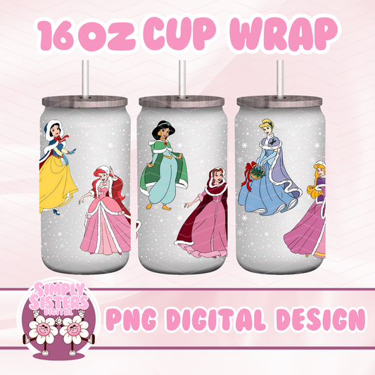 CHRISTMAS PRINCESSES WRAP