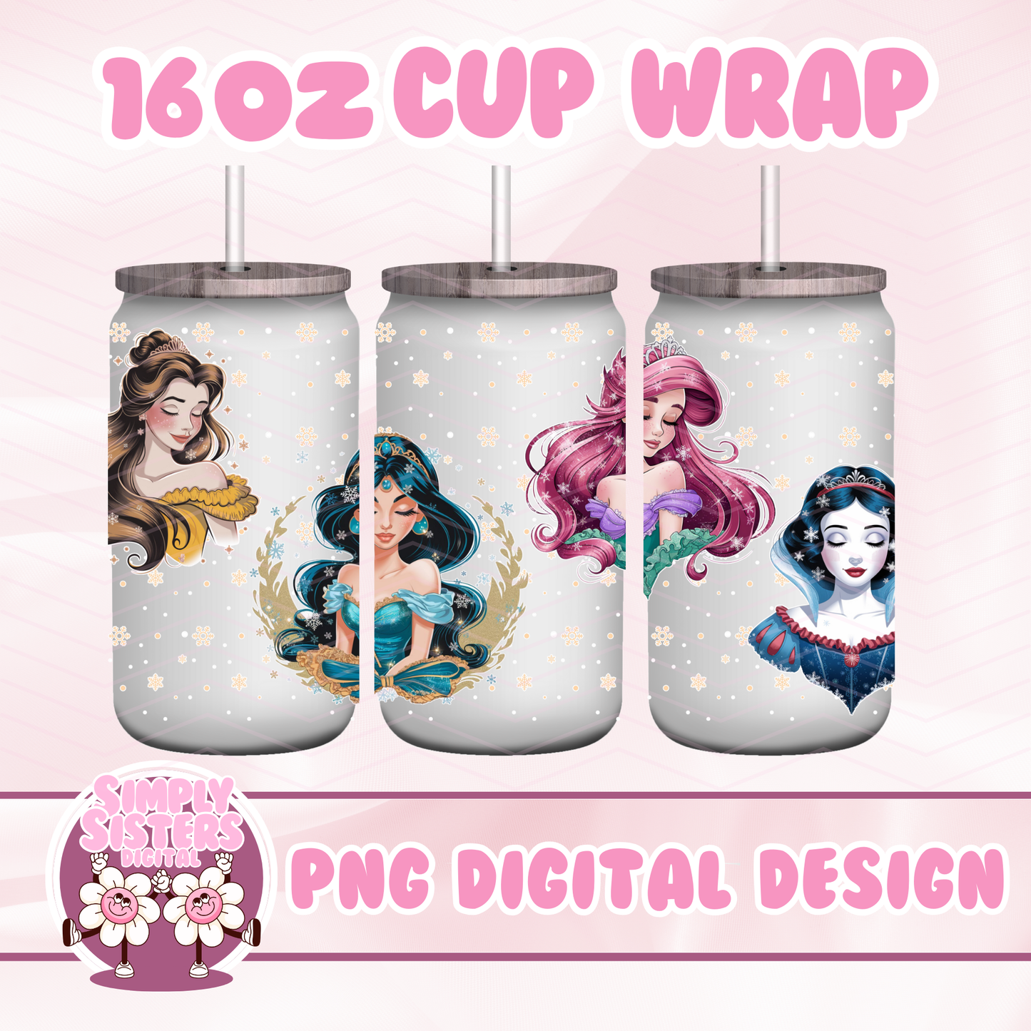 CHRISTMAS PRINCESSES WRAP