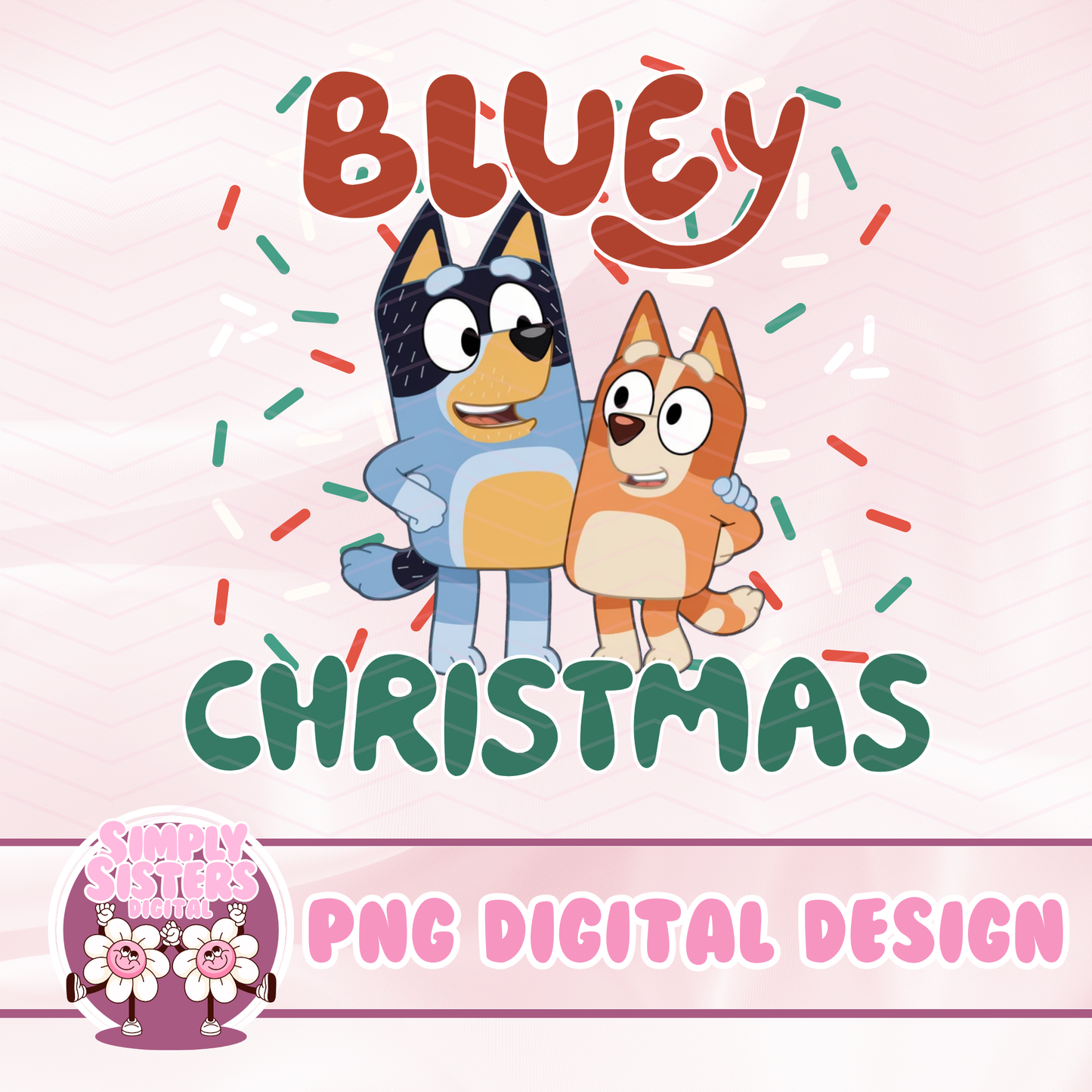 BLUEY CHRISTMAS DESIGN