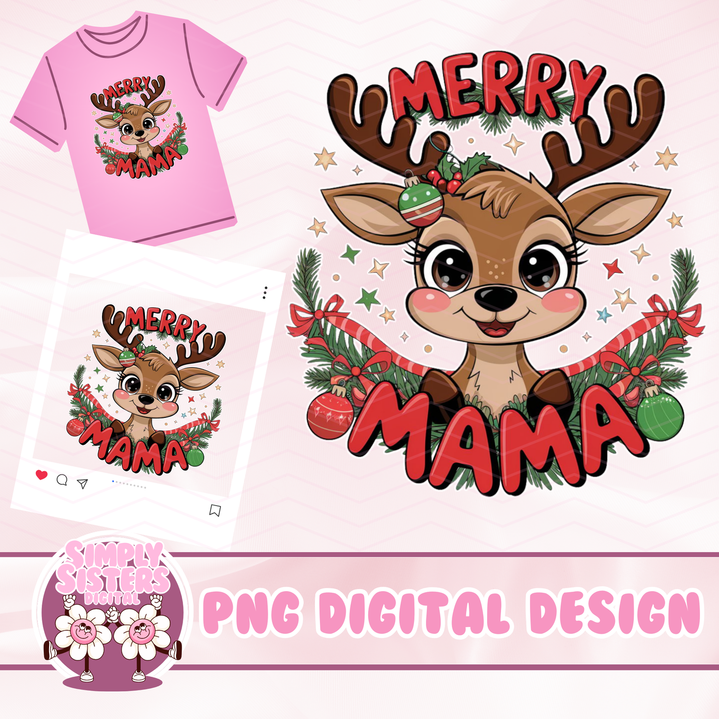 MERRY MOMMA REINDEER