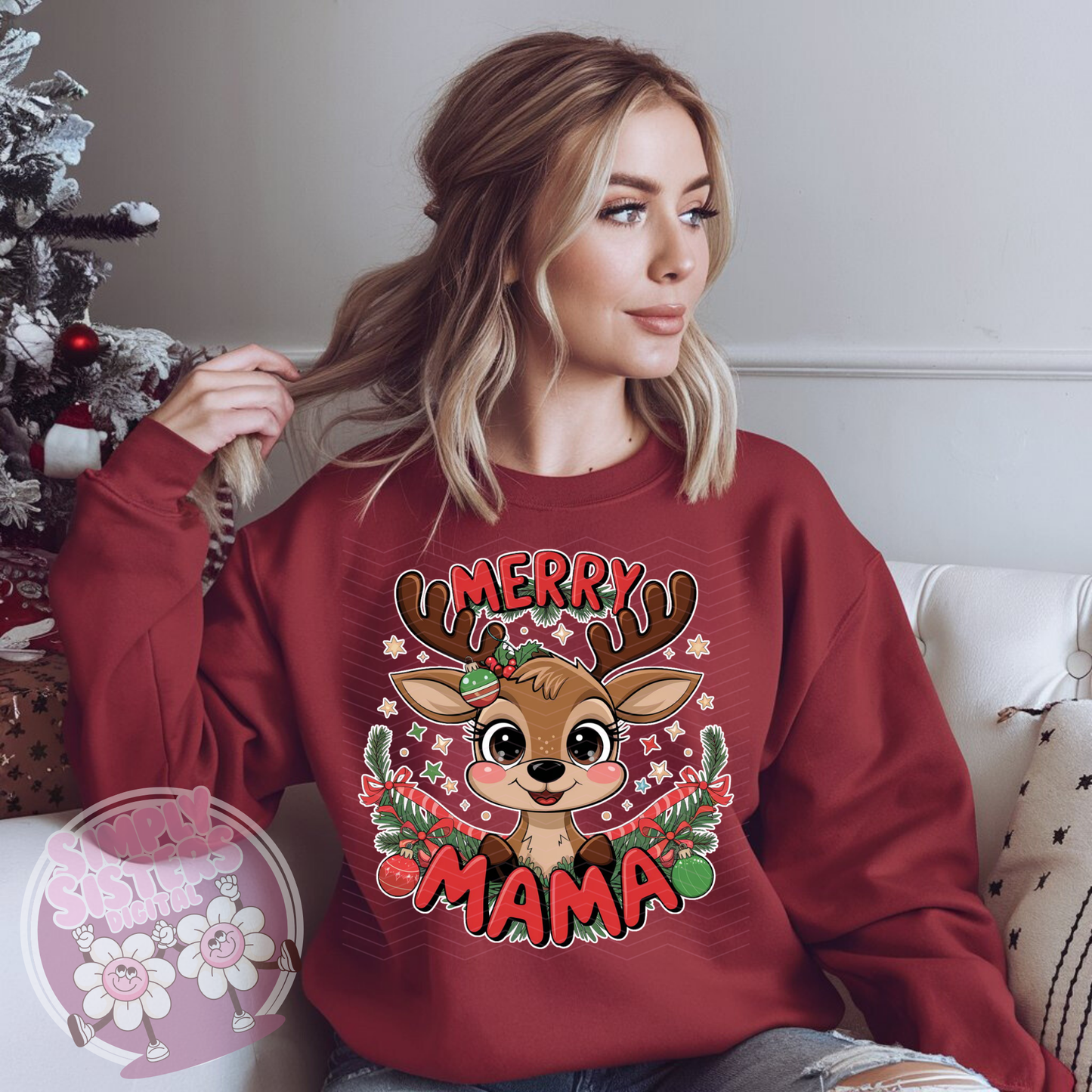 MERRY MOMMA REINDEER