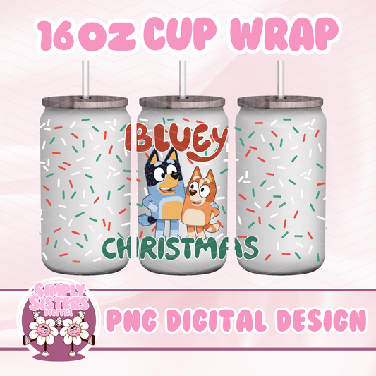 BLUEY CHRISTMAS WRAP