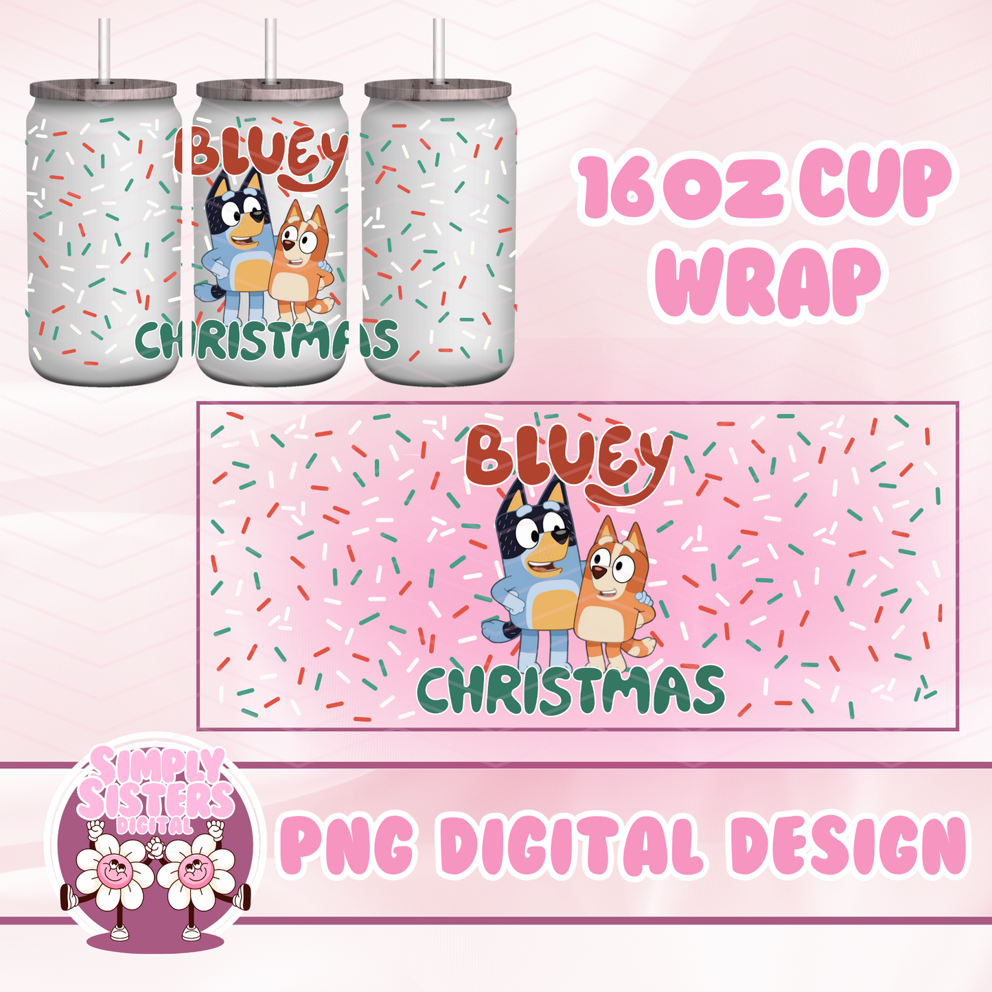 BLUEY CHRISTMAS WRAP