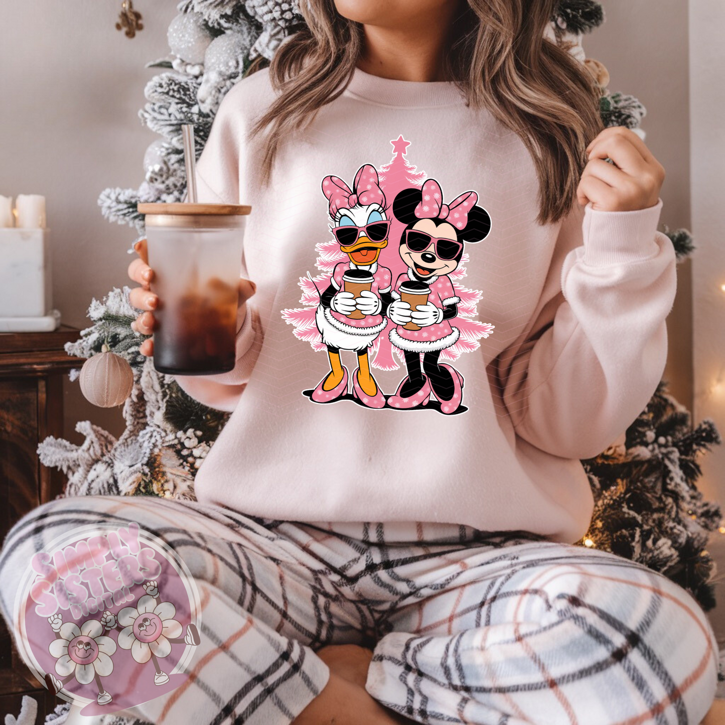 PINK GIRLS CHRISTMAS DESIGN
