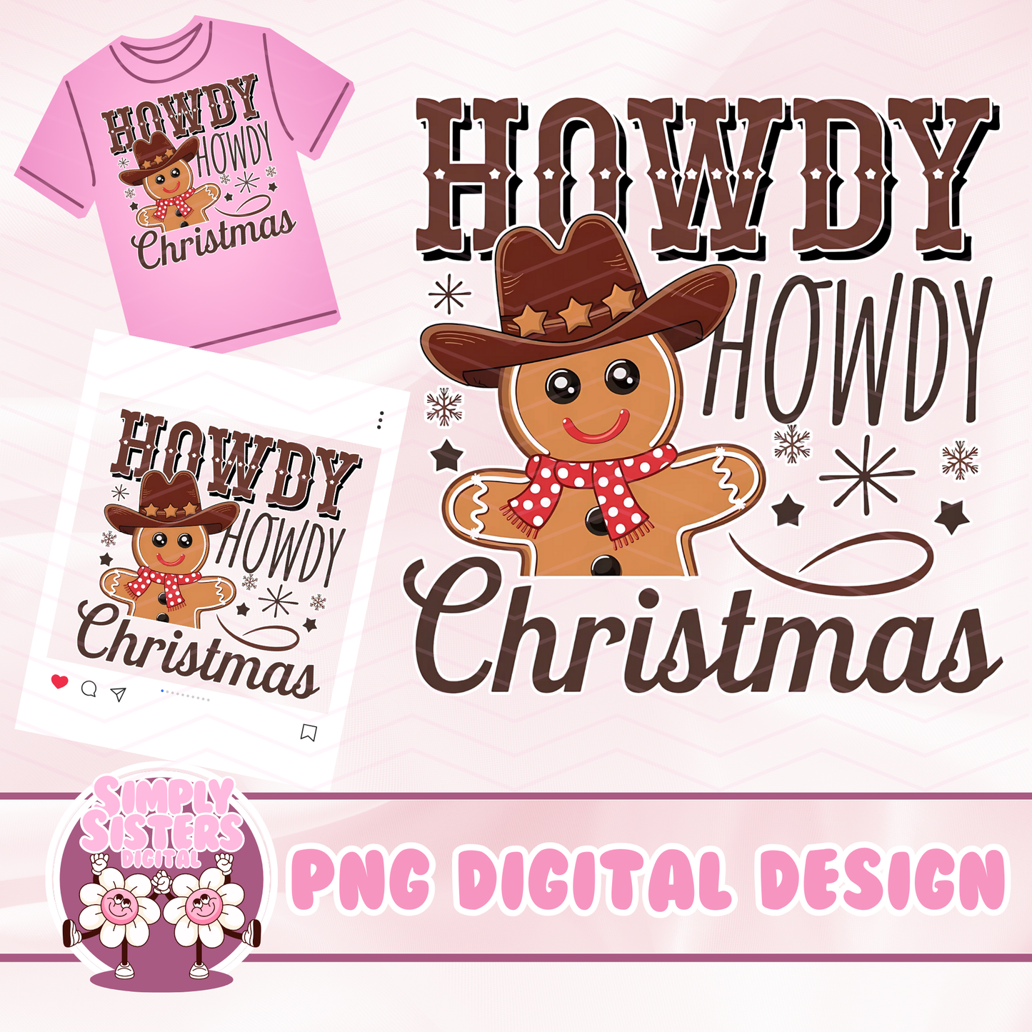 HOWDY CHRISTMAS PNG