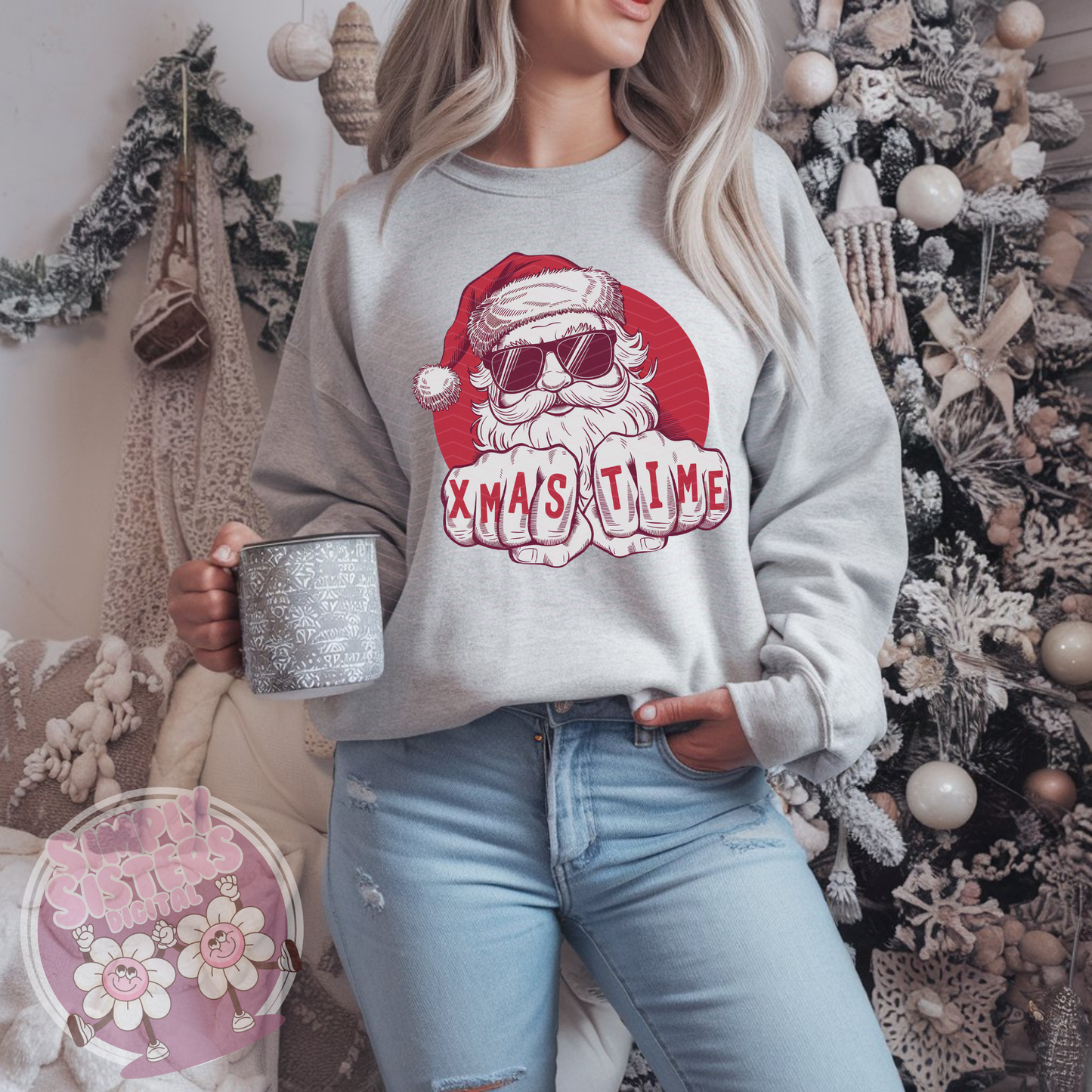 COOL SANTA PNG