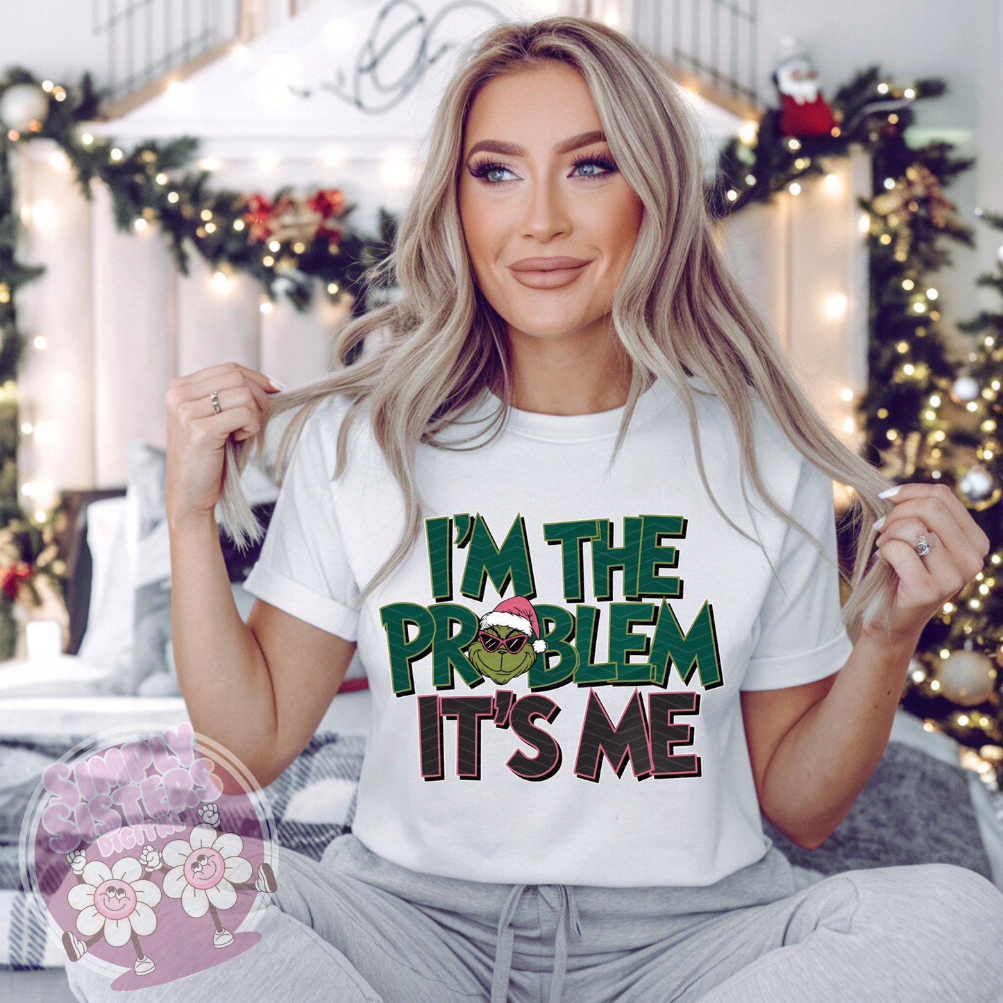 I’M THE PROBLEM GRINCH PNG