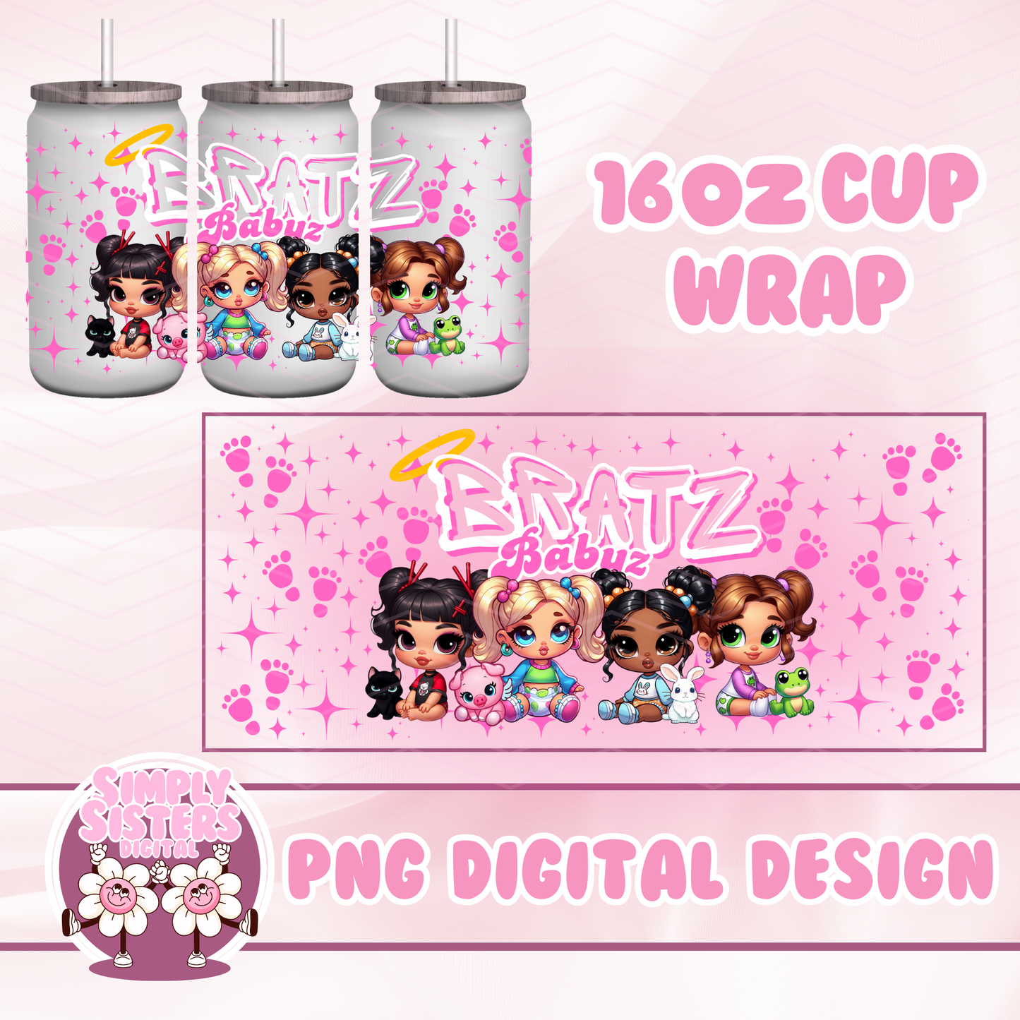 PINK BABY BRATZ WRAP