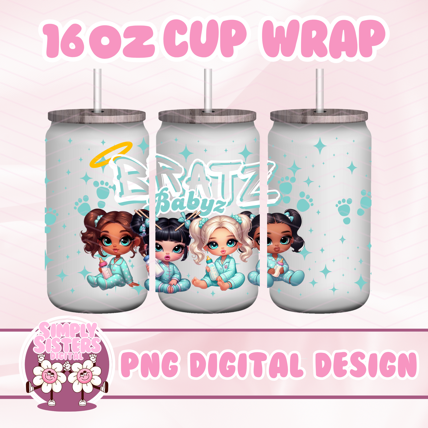 TEAL BABY BRATS WRAP