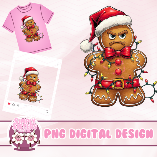 GRUMPY GINGERBREAD MAN