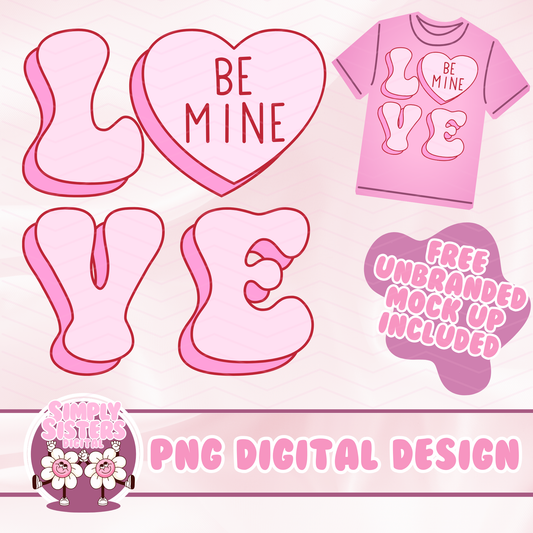 BE MINE LOVE PNG