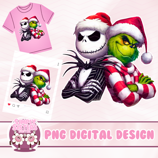 GRINCH AND JACK SKELETON