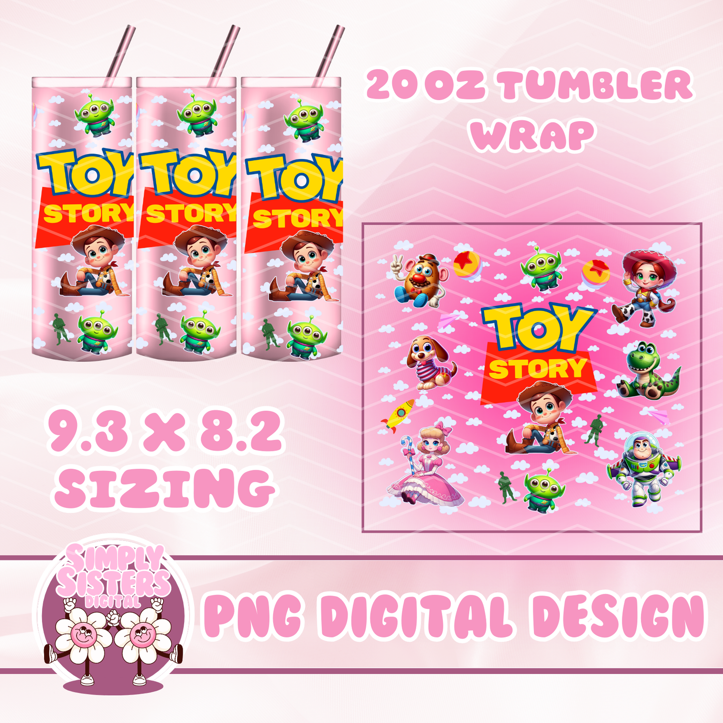 TOY STORY TUMBLER WRAP