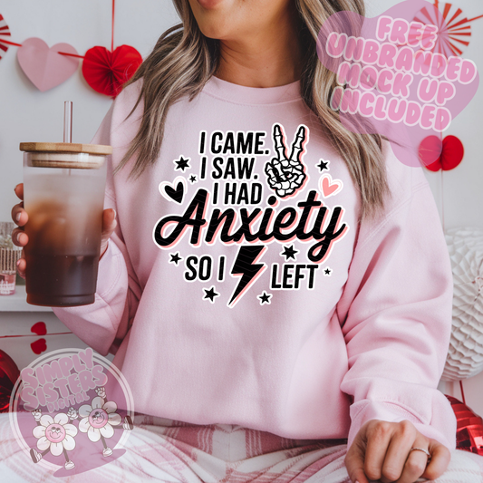 I HAD ANXIETY SO I LEFT PNG