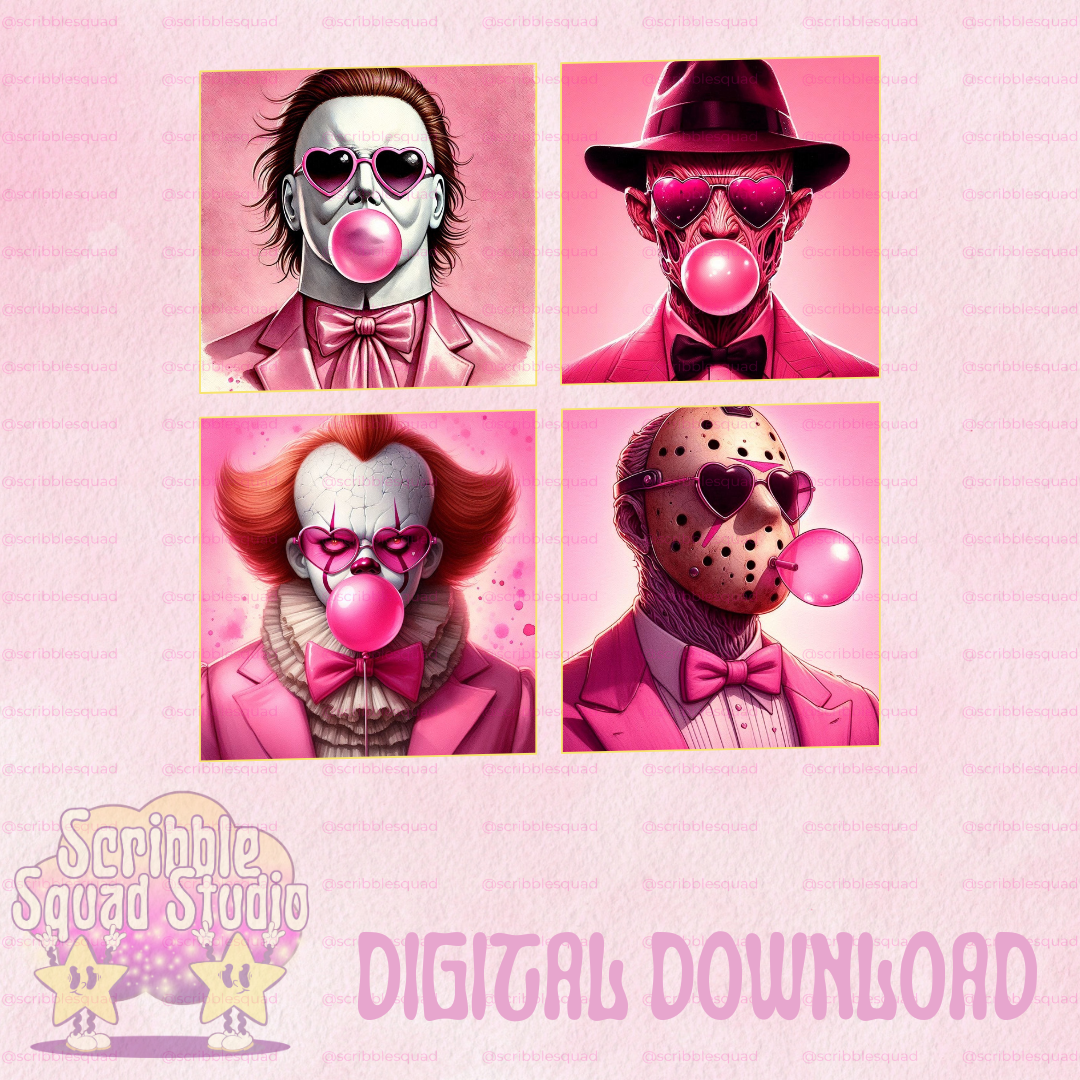 PINK SLASHER BOYS PNG