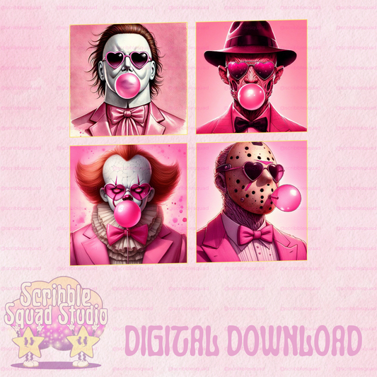 PINK SLASHER BOYS PNG