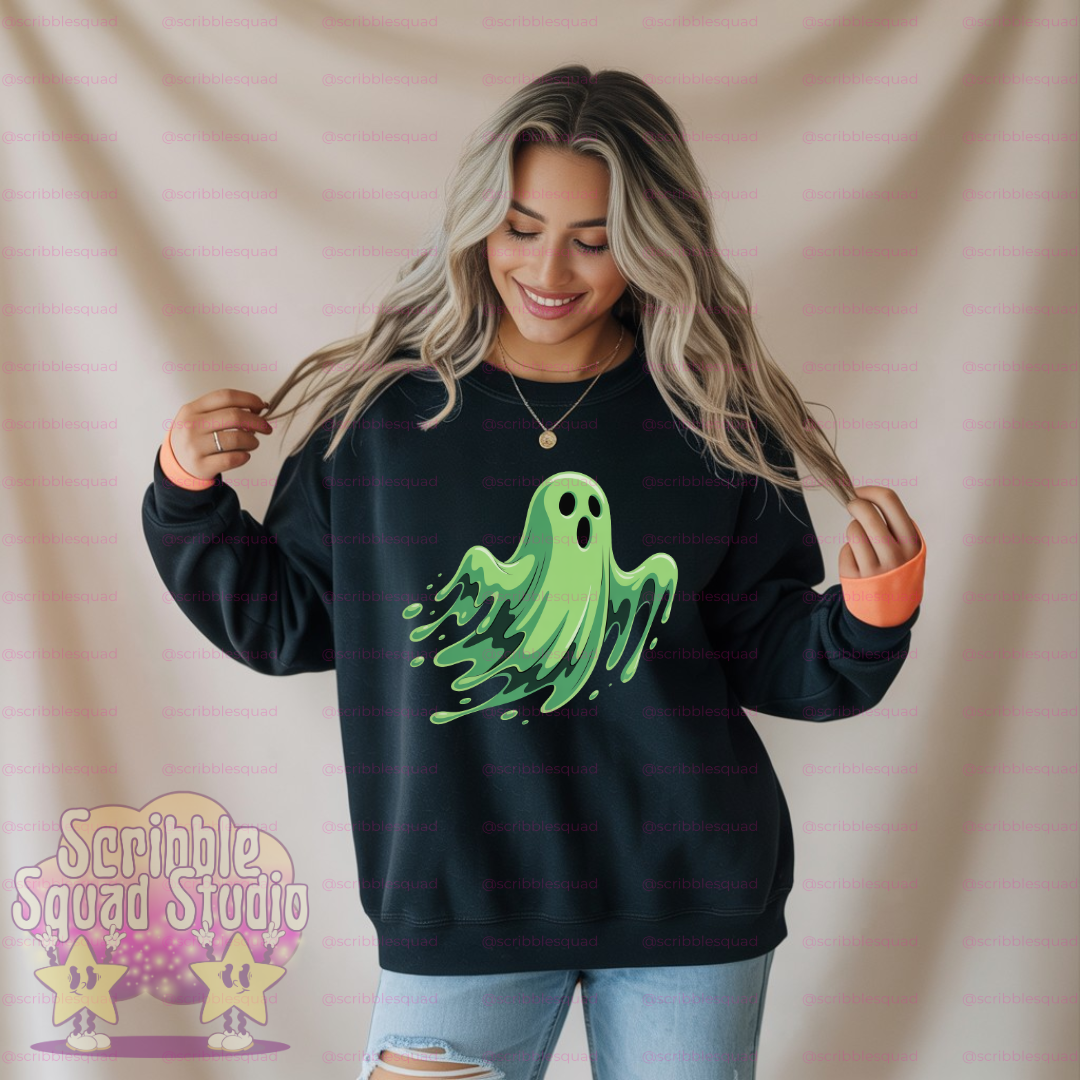 GREEN GOO GHOST PNG