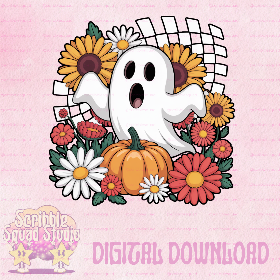 SUNFLOWER GHOST PNG